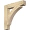 Ekena Millwork Thorton Block Rough Sawn Bracket, Douglas Fir, 4"W x 24"D x 24"H BKT04X24X24THR05RDF - alternate 1